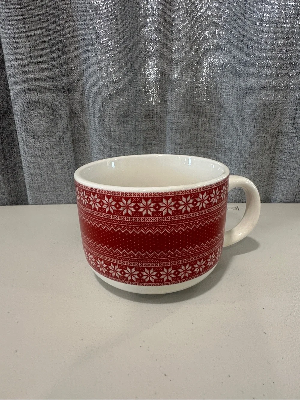 Modern gourmet foods stoneware hot cocoa/soup mug. New without box. 20 oz.